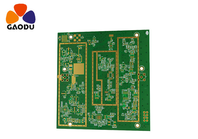 6層ROGERS+FR4混合介質PCB電路板