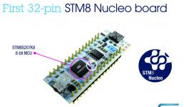 意法半導體推出經濟好用的STM8 Nucleo-32開發板